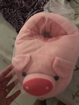 Product Review of SANDAL SEPATU KAMAR/INDOOR KARAKTER BONEKA SAPI COW HIPPO BULU HALUS from Tokopedia customer review 0