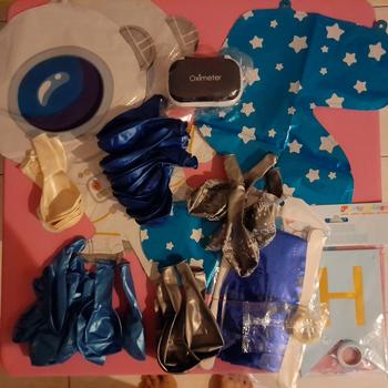 Product Review of Balon Foil Huruf Abjad Letter Angka Pink Biru Merah Red Blue from Tokopedia customer review 0