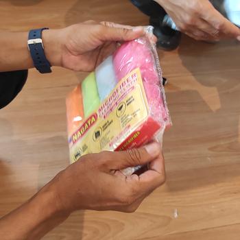 Product Review of Lap Micro Fiber Mobil Kaca Keramik / Kain Lap Handuk Microfiber NAGATA Biru Cleaning from Tokopedia customer review 1