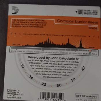 Product Review of D'Addario EJ10 10-47 senar gitar akustik ORIGINAL from Tokopedia customer review 0