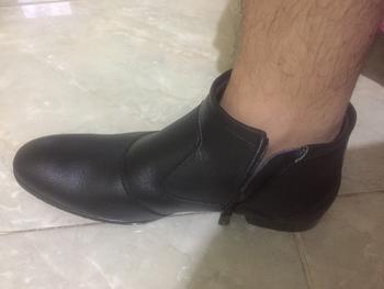 Product Review of Sepatu Pantofel Zipper Tinggi Cevany Original Kulit Sapi Asli from Tokopedia customer review 2