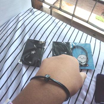 Product Review of Gelang Tali Inisial Nama Huruf Dadu Custom Pria Wanita Couple Sahabat from Tokopedia customer review 0