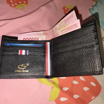 Product Review of Bison Denim Dompet Kulit Pria N4475 Hitam from Tokopedia customer review 0