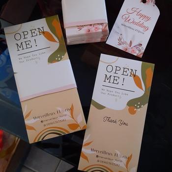 Product Review of [Isi 60pcs] Hang Tag Wedding untuk Souvenir from Tokopedia customer review 0