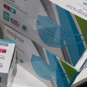 ONE HEALTH MASKER SURGICAL 3ply MASKER MEDIS ALKES MEDAN