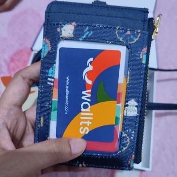 Product Review of Wallts Kara  Esteem -  dompet Lanyard  kanvas  kartu dan  uang Card Name Tag Id Card Pria dan Wanita Cowok from Tokopedia customer review 2