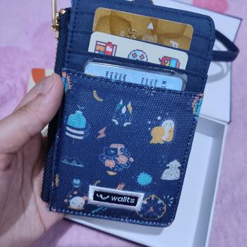 Product Review of Wallts Kara  Esteem -  dompet Lanyard  kanvas  kartu dan  uang Card Name Tag Id Card Pria dan Wanita Cowok from Tokopedia customer review 1