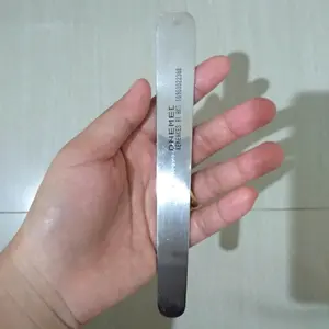 ONEMED - Spatel Stainless Steel Polos Tongue Spatula OneMed Mulut Sikat