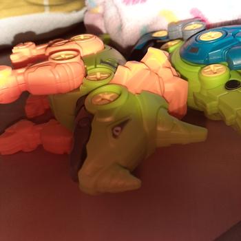 Product Review of TAIYO Mainan Anak DIY Dino Dinosaurus Rakit Edukasi Obeng Puzzle Dinosaur from Tokopedia customer review 0