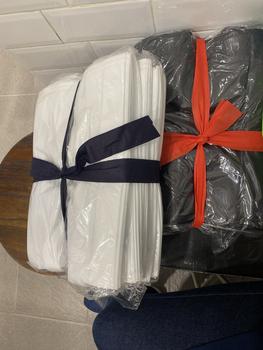 Product Review of Tas Spunbond Handle uk 25x35x8 / Goodie Bag / Tas Kain Polos from Tokopedia customer review 0
