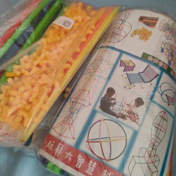 Product Review of Mainan Kreativitas Anak Bangunan 4D - Magic Straw - Multi-Color from Tokopedia customer review 1
