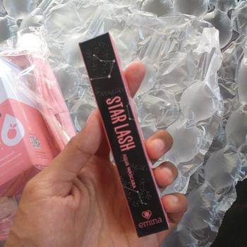 Product Review of Emina Star Lash Aqua Mascara 5 g - Lentik dan Natural Mudah Dibersihkan from Tokopedia customer review 1