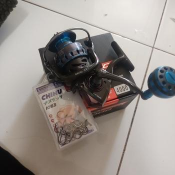 Product Review of Reel Versus Carbotech SW 1000-6000 Power handle Body carbon from Tokopedia customer review 0