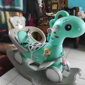 Dino Rocking Horse Exotic ET2110 Dino 7 in 1 Ayunan Jungkat-Jungkit Kuda Kudaan