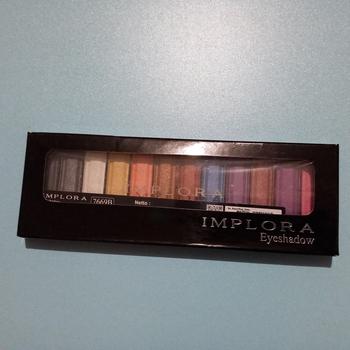 Product Review of ENVIO - IMPLORA Eyeshadow Beauty Palette 12 Warna/ 13 Warna/ Kupu/ 9in1 from Tokopedia customer review 0