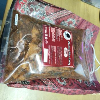 Product Review of Keripik Rendang Telur Telor Kering Minang Padang Payakumbuh Asli 200gr from Tokopedia customer review 0