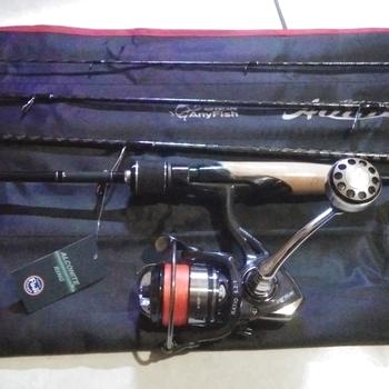Product Review of Reel Versus Carbotech SW 1000-6000 Power handle Body carbon from Tokopedia customer review 0