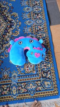Product Review of (FREE PENUTUP MATA )Bantal leher bt korea kpop 8karakter Bed Hadiah from Tokopedia customer review 0