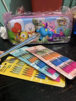 Product Review of Isi Ulang Pensil Peluru ZC-201 Kucing Lantu Susun Bensia Refill Refil from Tokopedia customer review 0