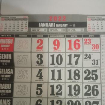 Product Review of PROMO KALENDER DINDING 38 CM x 54 CM TERMURAH EDISI TERBARU from Tokopedia customer review 0