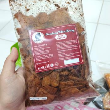 Product Review of Keripik Rendang Telur Telor Kering Minang Padang Payakumbuh Asli 200gr from Tokopedia customer review 0