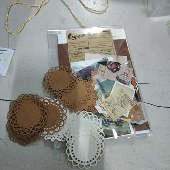 Product Review of kertas doily mini isi 4 hiasan doilie scrapbook from Tokopedia customer review 1