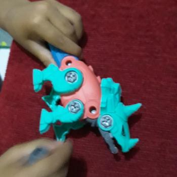 Product Review of TAIYO Mainan Anak DIY Dino Dinosaurus Rakit Edukasi Obeng Puzzle Dinosaur from Tokopedia customer review 2