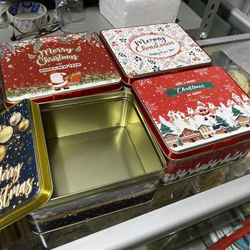 Product Review of Kaleng Natal toples kue kering kotak wadah Christmas from Tokopedia customer review 0