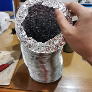 Selang cerobong asap/pipa exhaust aluminium 5 inch/flexibel cerobong