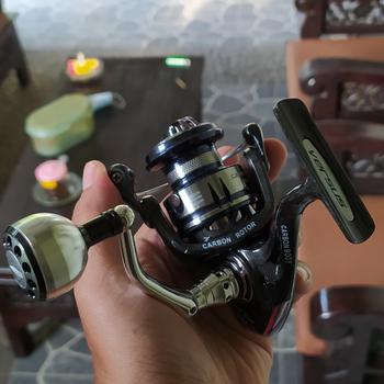 Product Review of Reel Versus Carbotech SW 1000-6000 Power handle Body carbon from Tokopedia customer review 1