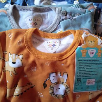 Product Review of Promo LIBBY 3 Pasang Setelan Pendek NB, 3-6,S,M,L, 2L,XL, XXL Original from Tokopedia customer review 0
