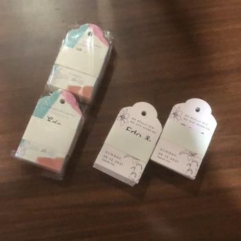 Product Review of [Isi 60pcs] Hang Tag Wedding untuk Souvenir from Tokopedia customer review 0
