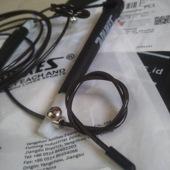 Product Review of 3201 AOLIKES SKIPPING ROPE TALI SKIPING CARDIO MUAY THAI LOMPAT TALI from Tokopedia customer review 1