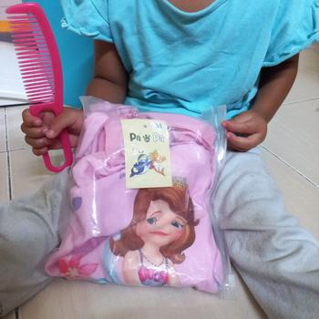 Product Review of Baju renang anak perempuan muslim lengan panjang frozen mlp hk import from Tokopedia customer review 1