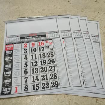 Product Review of PROMO KALENDER DINDING 38 CM x 54 CM TERMURAH EDISI TERBARU from Tokopedia customer review 1