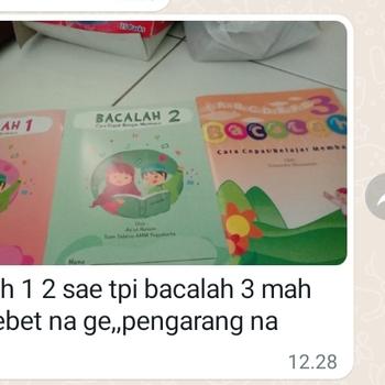 Product Review of BACALAH (1 set= 3 buku) from Tokopedia customer review 0