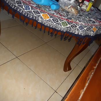 Product Review of TAPLAK MEJA TAMU BULAT BATIK MOTIF CUIRI from Tokopedia customer review 0