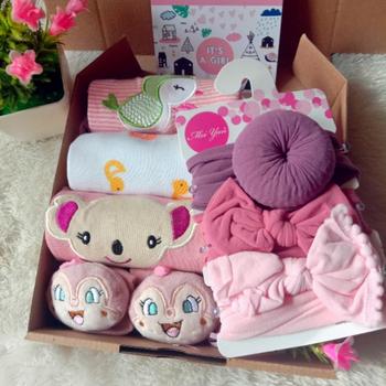 Product Review of Baby Hampers / Baby Gifts / Kado Bayi Perempuan / Kado Lahiran from Tokopedia customer review 0