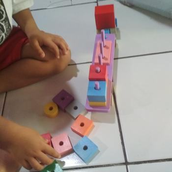 Product Review of Balok Kontainer - Mainan edukasi from Tokopedia customer review 0