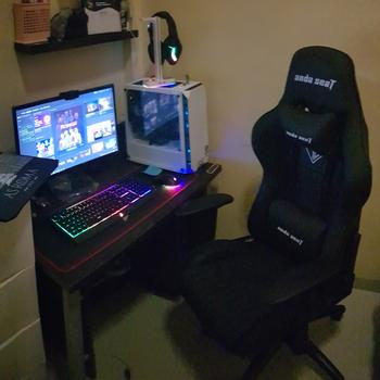 Product Review of AndaSeat Jungle Series Premium Kursi Gaming Chair Black from Tokopedia customer review 2