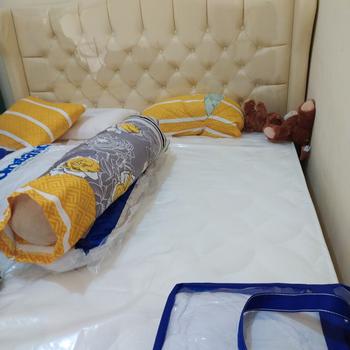 Product Review of Uniland Springbed Rivera Pillowtop Tiffany Full Set Kasur Spring Bed from Tokopedia customer review 1
