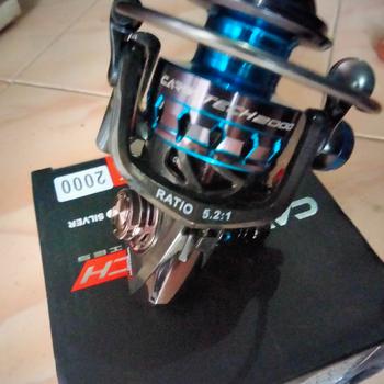 Product Review of Reel Versus Carbotech SW 1000-6000 Power handle Body carbon from Tokopedia customer review 0