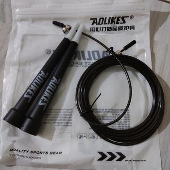 Product Review of 3201 AOLIKES SKIPPING ROPE TALI SKIPING CARDIO MUAY THAI LOMPAT TALI from Tokopedia customer review 1