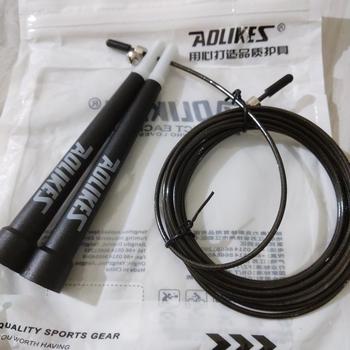 Product Review of 3201 AOLIKES SKIPPING ROPE TALI SKIPING CARDIO MUAY THAI LOMPAT TALI from Tokopedia customer review 0