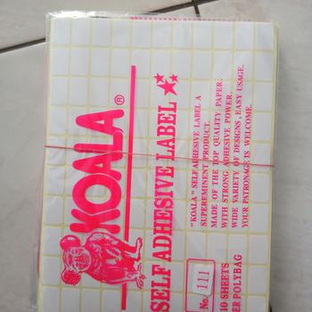 Product Review of Kertas Sticker Label Koala 103 & 121 - 121 from Tokopedia customer review 0