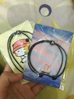 Product Review of Gelang Tali Inisial Nama Huruf Dadu Custom Pria Wanita Couple Sahabat from Tokopedia customer review 1