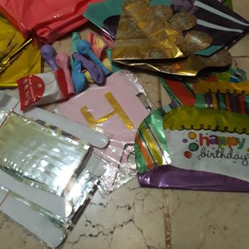 Product Review of Balon Foil Huruf Abjad Letter Angka Pink Biru Merah Red Blue from Tokopedia customer review 1