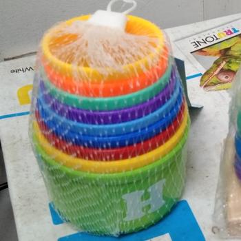 Product Review of Stacking Cup Tower Susun Mainan Stimulasi Bayi Pintar from Tokopedia customer review 0