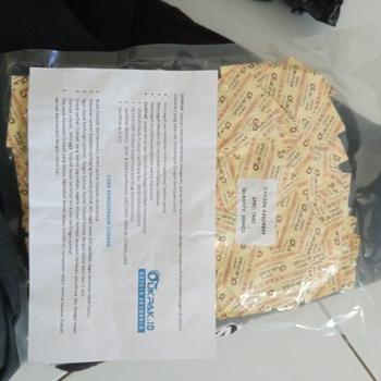 Product Review of OUKPAK Pengawet Makanan 50cc Oxygen Absorber Oksigen Halal from Tokopedia customer review 0