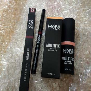 Product Review of [ Dubai Fashion Week ] MAKE OVER Lip Amplify Contour Liner 0.2 g - Lip Liner Lipstick Lipstik DFW Nadya Hutagalung Pony Mira Agile Zsa Zsa Utari from Tokopedia customer review 0